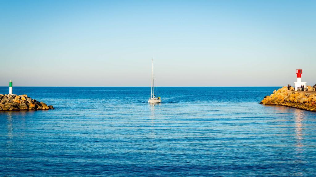 Hotel Aquarius Canet-en-Roussillon Buitenkant foto