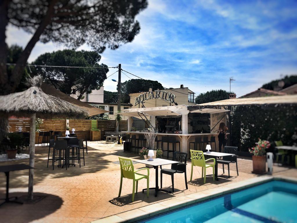 Hotel Aquarius Canet-en-Roussillon Buitenkant foto